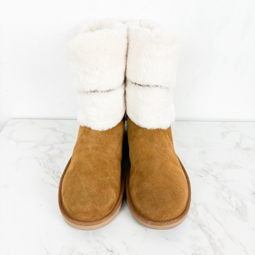 Koolaburra by UGG Dezi Short Mid Calf Boot Sz 10 - Picture 5 of 13
